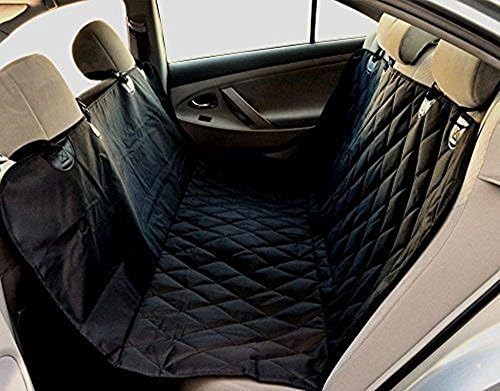 Pets Finer Dog Seat Cover Nonslip Dog Seat Covers Plus Blue Seat Belt Dogs Secure Pet Seat Cover Protects The Upholstery Cars, Trucks Suvs Universal Auto Seat Cover ,Pets Compatible That Headrests