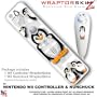 Nintendo Wii Remote Controller Skins - Penguins On White WraptorSkinz TM Kit by TuneTattooz TM