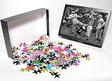 Photo Jigsaw Puzzle of FOOTBALL GAME, 1965. Defensive tackle Roger Brown of the Detroit Lions exults from Granger Art on Demand