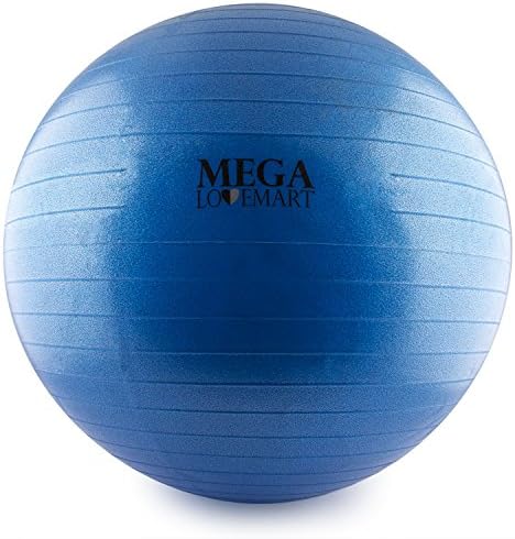 MEGALOVEMART Exercise Balance Ball with Pump Blue 75cm