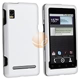 Snap-на резиновым покрытием чехол для Motorola Droid 2 Global, Белый