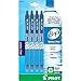 PILOT Bottle-2-Pen (B2P) Retractable Ball Point Pens Made from Recycled Bottles (4 Count) Medium Point, Blue Ball Point Ink, Refillable, Comfortable Grip (32810)