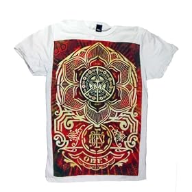 Buy Obey Flower Crest Antique Mens Tee Shirt made by Obey now!