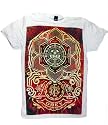 Obey Flower Crest Antique Mens Tee Shirt