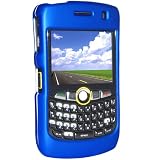 Amzer Rubberized Snap On Case for BlackBerry Curve 8350i (Ocean Blue)