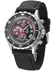 Detomaso Gents Watch Bari Red Chronograph G-30702B-Red