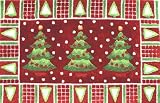 Traditional Christmas Tree Area Rug, 22