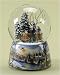 Pack of 2 Musical Ice Skating Scene Christmas Snow Globe Glitterdomes