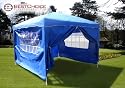 Gazebo Canopies New 10' X 10' EZ Pop Set Up Canopy Tent Gazebo Includes 4 Sidewalls Blue