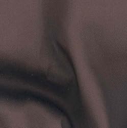 60'' Wide Poly/Cotton Twill Fabric Brown By The Yard