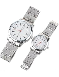 Orient Idea Ori-0264E Pair of Stainless Steel Quartz Watch Wristwatch for Lovers Couple