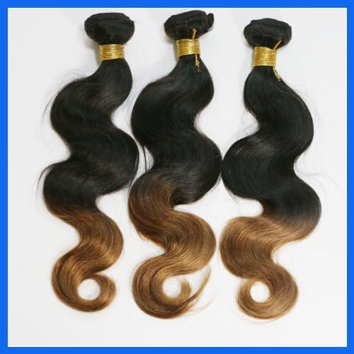 2014 Top Fashion 16 "/40 cm Mixture Colors T-8 New Brazilian Virgin 100% Remy Human Hair Weave Extensions Weft Body Wave 100g/bundle