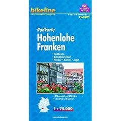 Bikeline Radkarte Hohenlohe Franken. 1 : 75.000. Schw�bisch Hall, Rothenburg o. d. Tauber, Heilbronn, GPS-tauglich mit UTM-Netz