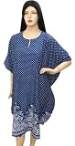 DOT Printed Short Kaftan Maternity Plus Size Tunic Cover Up XMas Christmas Gift