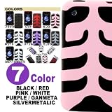 【3G・3GS】【TVで紹介HITアイテム】iPhoneカバー・ケース・ボーンデザイン・iPhone cover BONE《PINK》SMTB