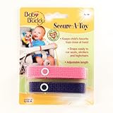 Baby Buddy Secure-A-Toy, Pink/Purple