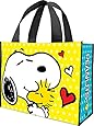 Vandor 85473 Peanuts Recycled Shopper Tote, Large, Multicolored