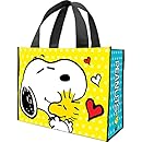 Vandor 85473 Peanuts Recycled Shopper Tote, Large, Multicolored