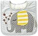 Mud Pie Unisex-Baby Newborn Safari Bib Elephant