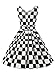 Dressystar Vintage 1950's Audrey Hepburn Style Rockabilly Swing Party Prom Dress