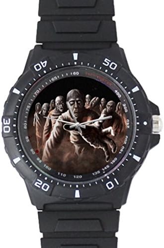 Black Plastic Wrist Watch Special High Quality Watches The Walking Dead Zombie Image
