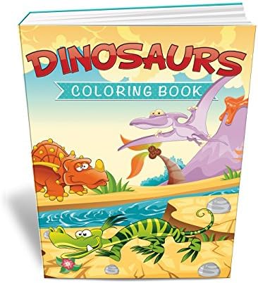 Dinosaurs Coloring Book Bundle - Two Great Dinosaur Coloring Books for Kids - Activity Book Coloring Book for Kids with 80+ Great Images - Ideal for Boys and Girls and Absolutely Mom Approved