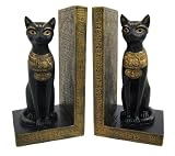 Pair Of Egyptian Cat Goddess Bastet Bookends Book Ends