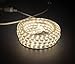 CBConcept UL Listed, 13 Feet, 1400 Lumen, 4000K Soft White, Dimmable, 110-120V AC Flexible Flat LED Strip Rope Light, 240 Units 3528 SMD LEDs, Indoor Outdoor Use, Accessories Included, Ready to use