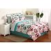 Girl Pink Purple Lime Green Teal Peace Sign Full Comforter Set (8pc Bed in a Bag) Girl Pink Purple Lime Green Teal Peace Sign Full Comforter Set (8pc Bed in a Bag)