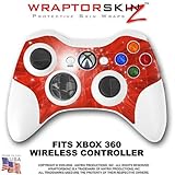 Stardust Red Skin by WraptorSkinz TM fits XBOX 360 Wireless Controller (CONTROLLER NOT INCLUDED)