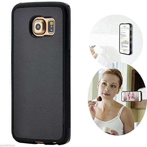 Aukoo Anti-Gravity Selfie Case for Samsung Galaxy S7 Edge with Magical Nano Sticky Can Stick to glass, mirrors, whiteboards, metal, kitchen cabinets or tile, car GPS, and most smooth, flat surfaces