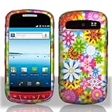 Green Pink Spring Flowers Rubberized Snap on Hard Skin Shell Protector Cove ....