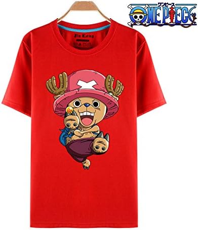 Topin? Anime One Piece T-shirt Cosplay T Shirt for Men and Women (Chopper) Red S