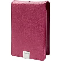 Canon PSC-1000 Deluxe Pink Leather Case for the Canon SD1000 and SD770IS Digital Cameras