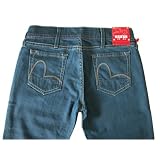 $285 Evisu EV. Genes WoMens Low Rise Boot Leg Jeans 26 by Evisu