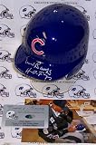 Ernie Banks Autographed/Hand Signed Chicago Cubs Mini Helmet