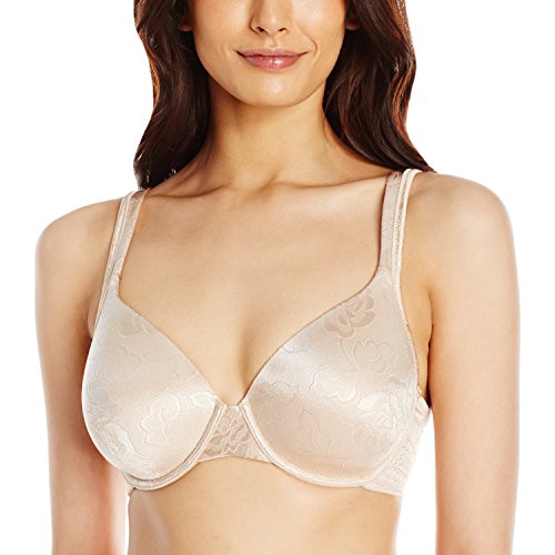 Vanity Fair Women's Body Shine Floral Full Coverage Underwire Bra 75297, Damask Neutral, 38D