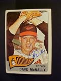 Dave McNally Baltimore Orioles #249 1965 Topps Autographed Baseball Card
