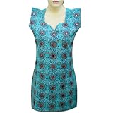 Handmade Embroidered Printed Cotton Top With Paper Miror From India (Free Shipping) LLtop0076r