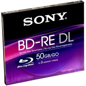 Sony - Disque Blu-ray r�inscriptible - JC unitaire - 50 Go -- Vitesse 2x