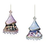 Elvis, A Shimmering Legacy Christmas Ornaments: Set Of Two by The Bradford Exchange