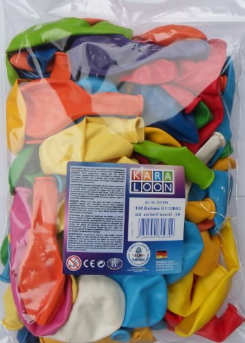 Sport-Thieme Karaloon G11099 - 100 Ballons 28 cm, sortiert