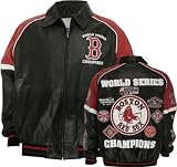 Boston Red Sox World Series Champions Commemorative Leather Jacket