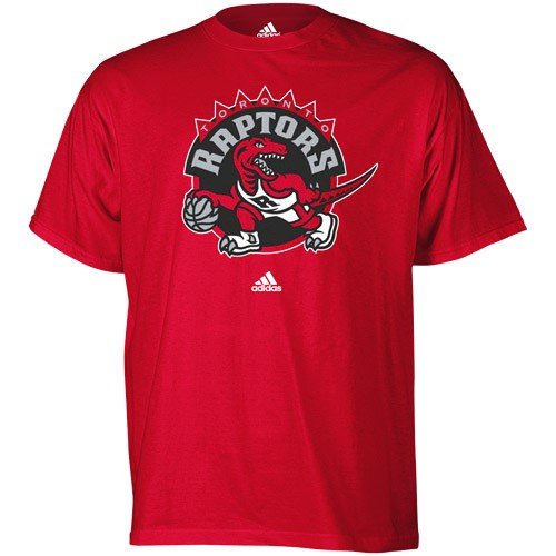 Toronto Raptors adidas Primary Logo Red T-Shirt