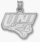 Northern Iowa Panthers 9/16 UNI Panther Pendant - Sterling Silver Jewelry