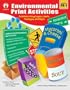 Environmental Print Activities Grades PreK - 1