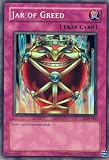 YuGiOh Labyrinth Of Nightmare Foil Card  Jar Of Greed Super Rare  LON047