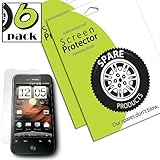 Spare Products (6 Pack) of HTC Droid Incredible 2 & S Screen Protectors (DI ....