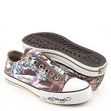 ED HARDY Lowrise 18FLR602W New Slip-On Brown Womens