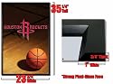 FRAMED HOUSTON ROCKETS TEAM LOGO NBA 2008 POSTER FR4632